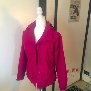 Fuchsia windbreaker rain resistant by champion